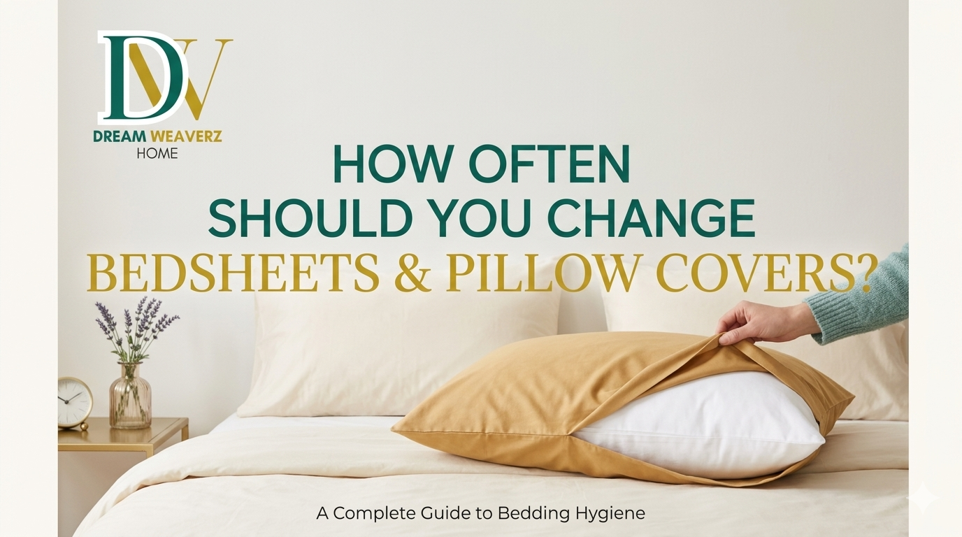 How Often Should You Change Bedsheets & Pillow Covers?