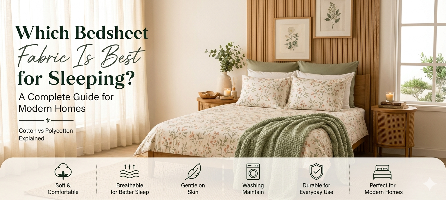 Which Bedsheet Fabric Is Best for Sleeping? A Complete Guide for Modern Homes