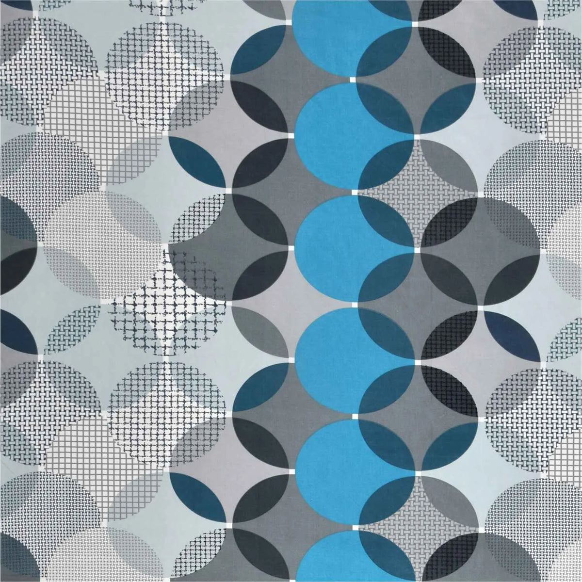 Dream Weaverz Home Polycotton Double Fitted (Elastic) 260 TC Abstract 1 Bedsheet with 2 Pillow Covers (Grey)