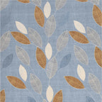 Dream Weaverz Home Polycotton Double Fitted (Elastic) 260 TC Abstract 1 Bedsheet with 2 Pillow Covers (Blue)