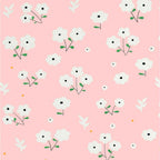 Dream Weaverz Home Polycotton King Fitted (Elastic) 260 TC Floral 1 Bedsheet with 2 Pillow Covers (Baby Pink)