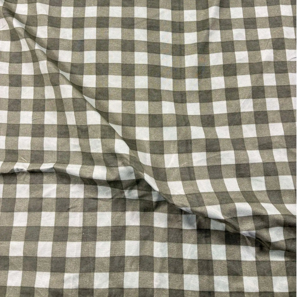 Dream Weaverz Home Polycotton (Fitted) 260TC DoubleSIZE BEDSHEET(Green-Check)