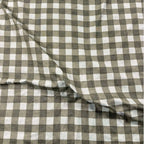 Dream Weaverz Home Polycotton (Fitted) 260TC DoubleSIZE BEDSHEET(Green-Check)
