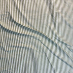 Dream Weaverz Home Polycotton (Fitted) 260TC DoubleSIZE BEDSHEET(Green Stripes)