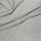 Dream Weaverz Home Polycotton (Fitted) 260TC DoubleSIZE BEDSHEET(Dark Grey Stripes)