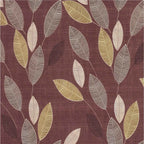 Dream Weaverz Home Polycotton Double Fitted (Elastic) 260 TC Abstract 1 Bedsheet with 2 Pillow Covers (Brown)