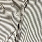 Dream Weaverz Home Polycotton (Fitted) 260TC DoubleSIZE BEDSHEET(Grey Stripes)