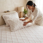 Dream Weaverz Home Polycotton (Flat) 260TC DoubleSIZE BEDSHEET(White)