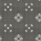 Dream Weaverz Cotton King Flat 220 TC Abstract 1 Bedsheet with 2 Pillow Covers (Slate grey)