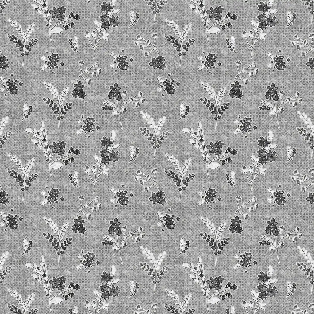 Dream Weaverz Cotton King Flat 220 TC Abstract 1 Bedsheet with 2 Pillow Covers (Dove Grey)