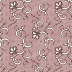 Dream Weaverz Cotton King Flat 220 TC Abstract 1 Bedsheet with 2 Pillow Covers (Mauve)