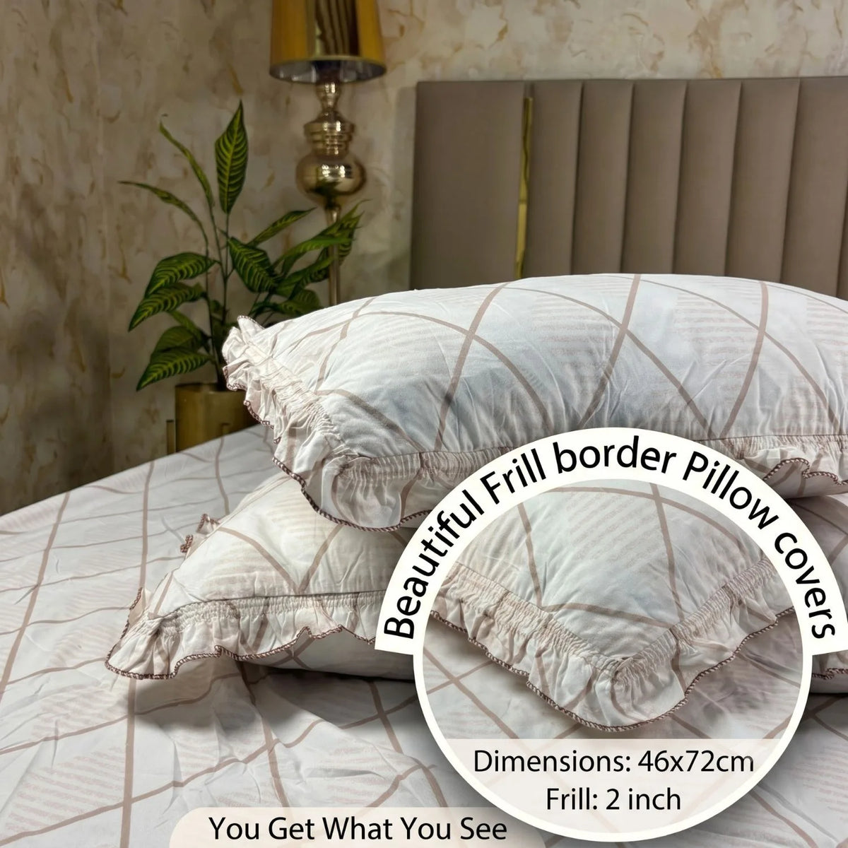 Dream Weaverz Home Polycotton (Flat) 260TC DoubleSIZE BEDSHEET(White)