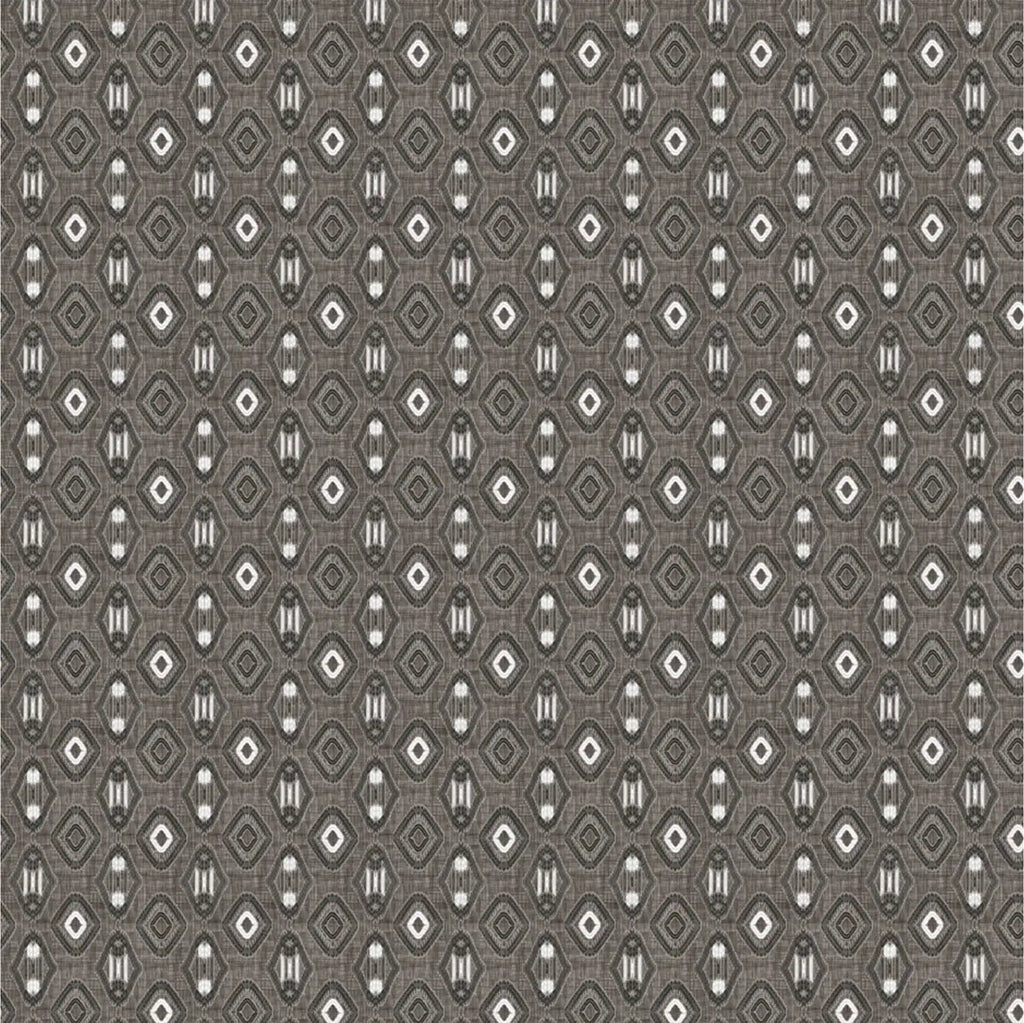 Dream Weaverz Cotton King Flat 220 TC Abstract 1 Bedsheet with 2 Pillow Covers (Grey-brown)