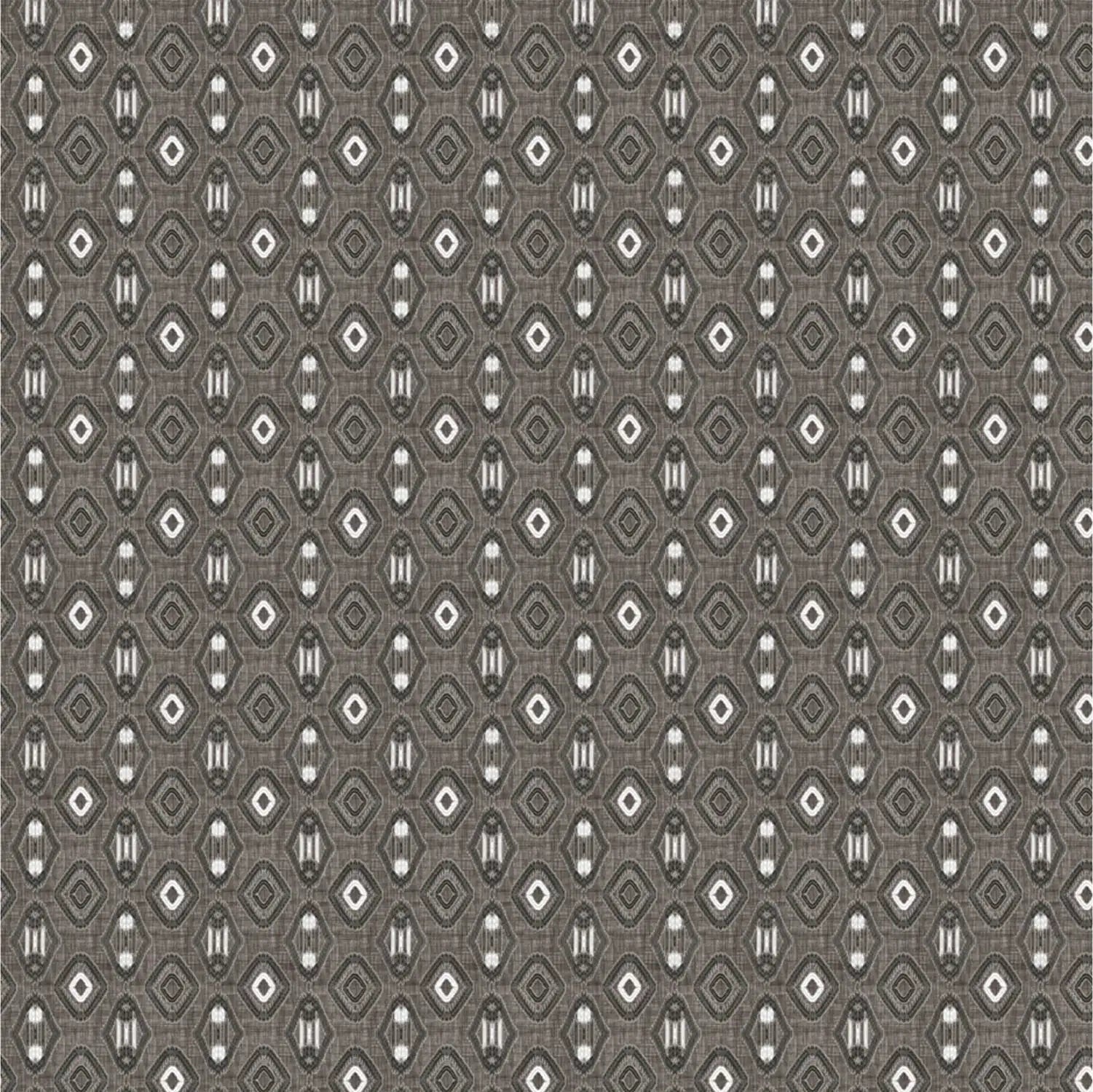 Dream Weaverz Cotton King Flat 220 TC Abstract 1 Bedsheet with 2 Pillow Covers (Grey-brown)
