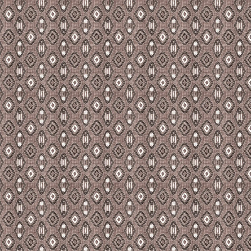 Dream Weaverz Cotton King Flat 220 TC Abstract 1 Bedsheet with 2 Pillow Covers (Brown-white)