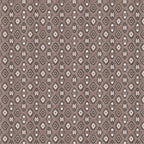 Dream Weaverz Cotton King Flat 220 TC Abstract 1 Bedsheet with 2 Pillow Covers (Brown-white)