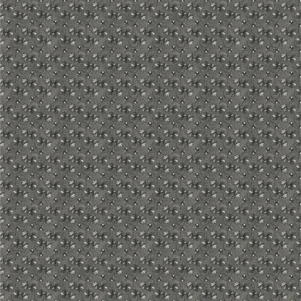 Dream Weaverz Cotton King Flat 220 TC Abstract 1 Bedsheet with 2 Pillow Covers (Charcoal grey)