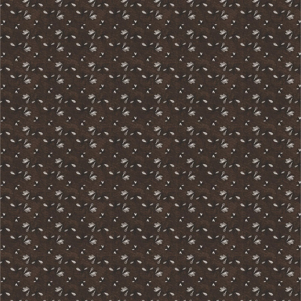 Dream Weaverz Cotton King Flat 220 TC Abstract 1 Bedsheet with 2 Pillow Covers (Chocolate brown)
