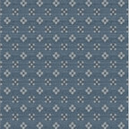 Dream Weaverz Cotton King Flat 220 TC Abstract 1 Bedsheet with 2 Pillow Covers (Slate blue)