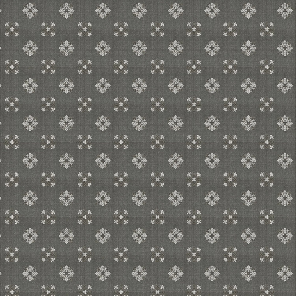 Dream Weaverz Cotton King Flat 220 TC Abstract 1 Bedsheet with 2 Pillow Covers (Slate grey)