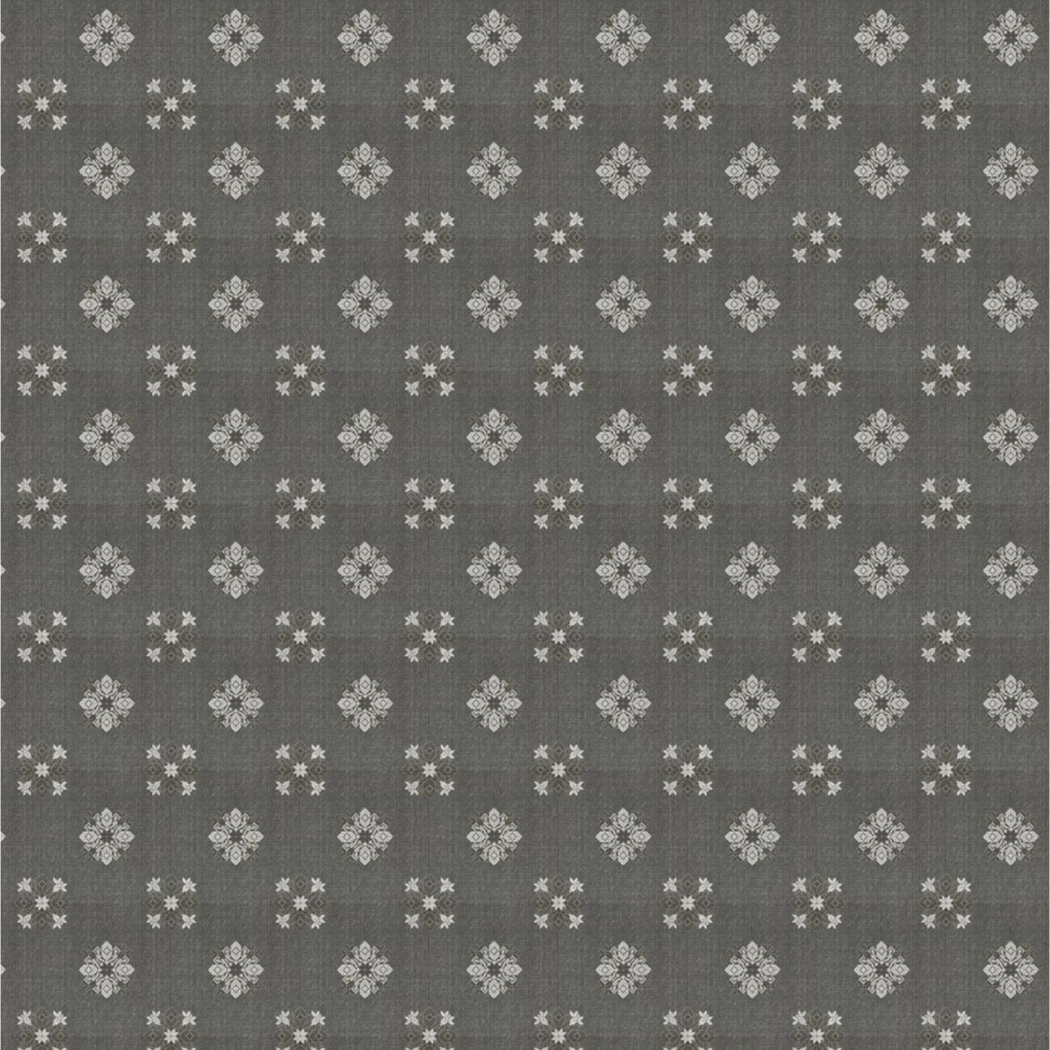 Dream Weaverz Cotton King Flat 220 TC Abstract 1 Bedsheet with 2 Pillow Covers (Slate grey)