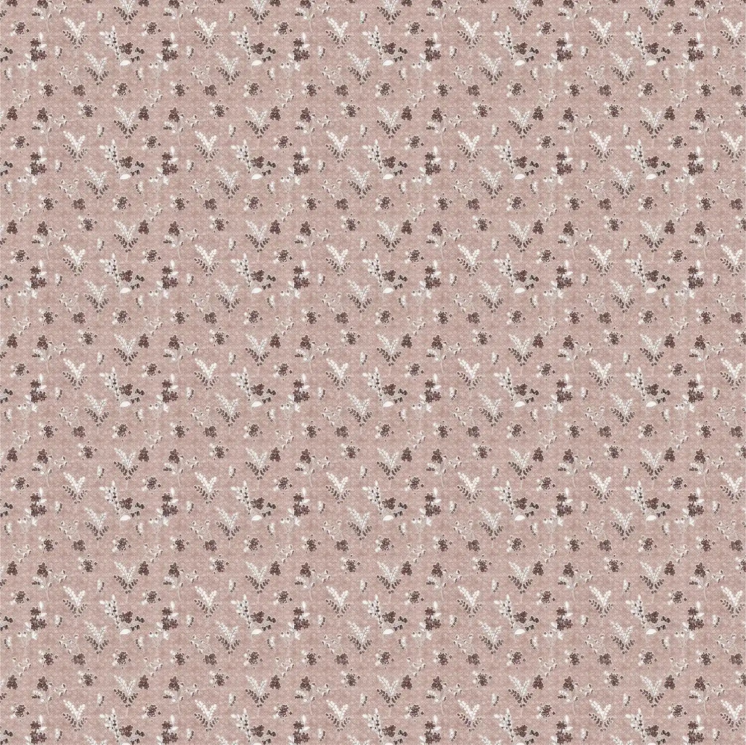 Dream Weaverz Cotton King Flat 220 TC Abstract 1 Bedsheet with 2 Pillow Covers (Dusty rose)