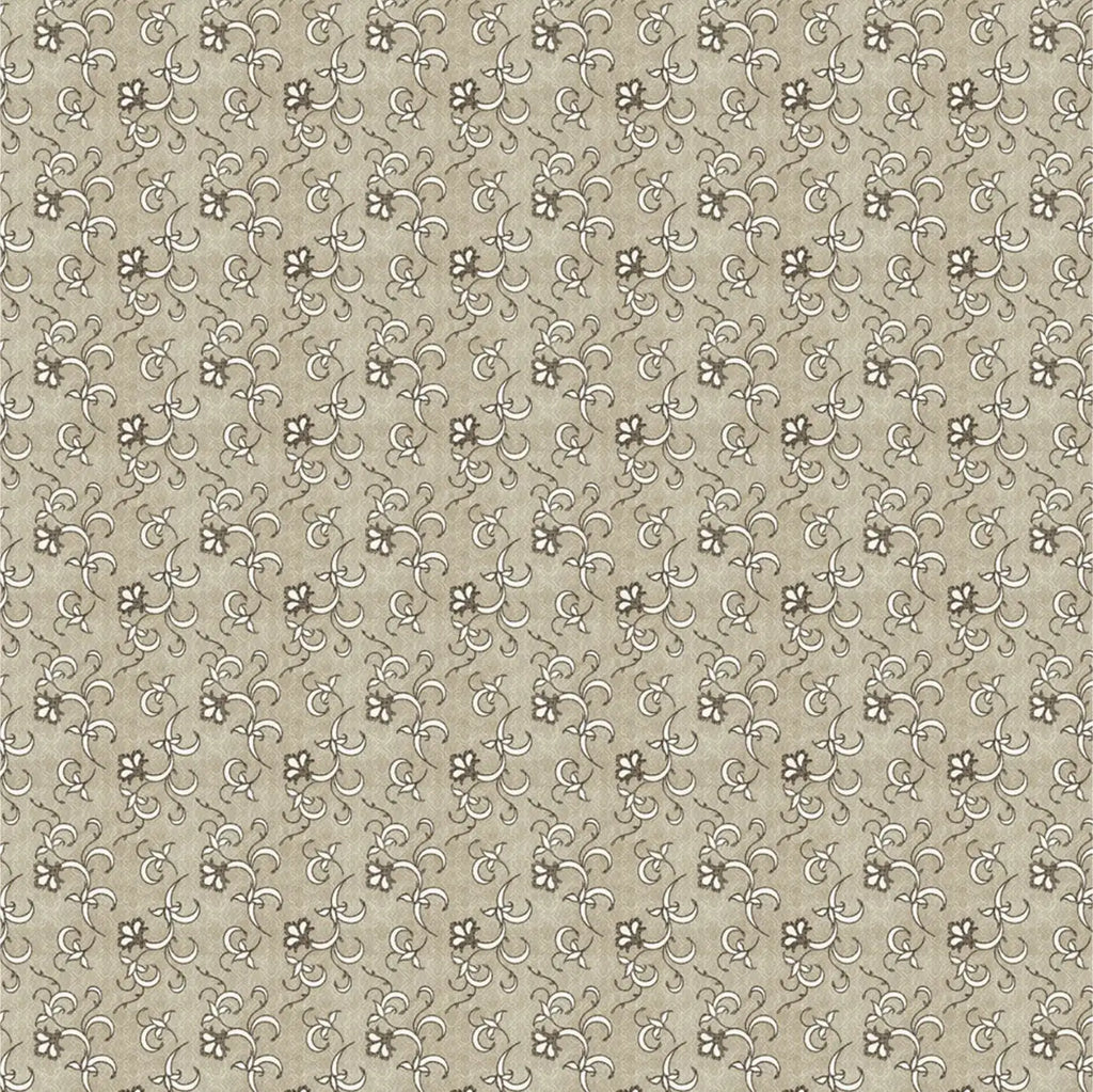 Dream Weaverz Cotton King Flat 220 TC Abstract 1 Bedsheet with 2 Pillow Covers (Beige)