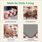 Dream Weaverz Microfiber Bathroom Mat (Multicolor, Free)