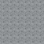 Dream Weaverz Cotton King Flat 220 TC Abstract 1 Bedsheet with 2 Pillow Covers (Grey)