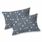 Dream Weaverz Cotton King Flat 220 TC Abstract 1 Bedsheet with 2 Pillow Covers (Grey-white)