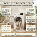 Dream Weaverz Cloud-Cotton King Size Striped Bedsheet with 2 Pillow Covers, 220 TC|Beige