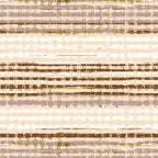 Dream Weaverz Cotton Queen Flat 220 TC Striped 1 Bedsheet with 2 Pillow Covers (Beige)