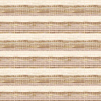 Dream Weaverz Cotton Queen Flat 220 TC Striped 1 Bedsheet with 2 Pillow Covers (Beige)