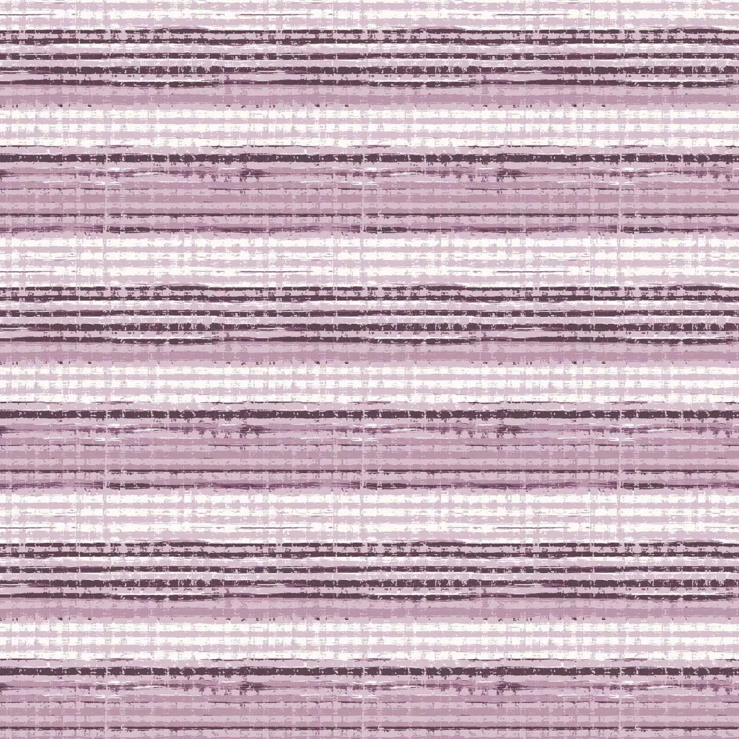 Dream Weaverz Cotton Queen Flat 220 TC Striped 1 Bedsheet with 2 Pillow Covers (Purple, White)