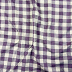 Dream Weaverz Home Polycotton (Flat) 260TC DoubleSIZE BEDSHEET(Ink Blue Check)