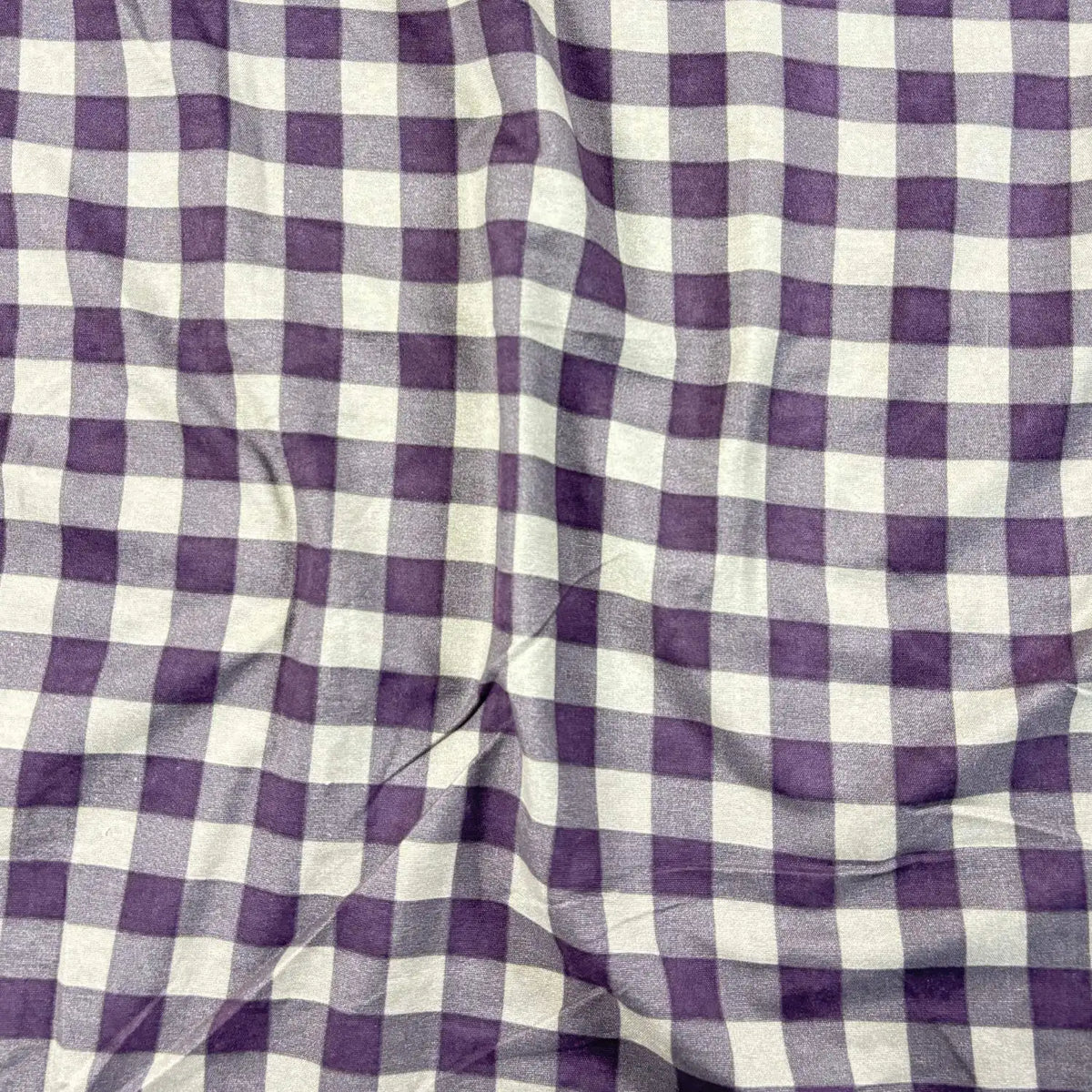 Dream Weaverz Home Polycotton (Flat) 260TC DoubleSIZE BEDSHEET(Ink Blue Check)