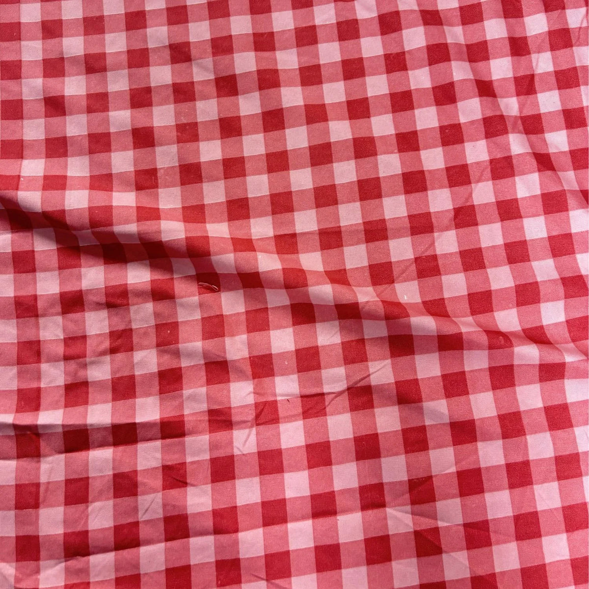 Dream Weaverz Home Polycotton (Flat) 260TC DoubleSIZE BEDSHEET(Red Check)