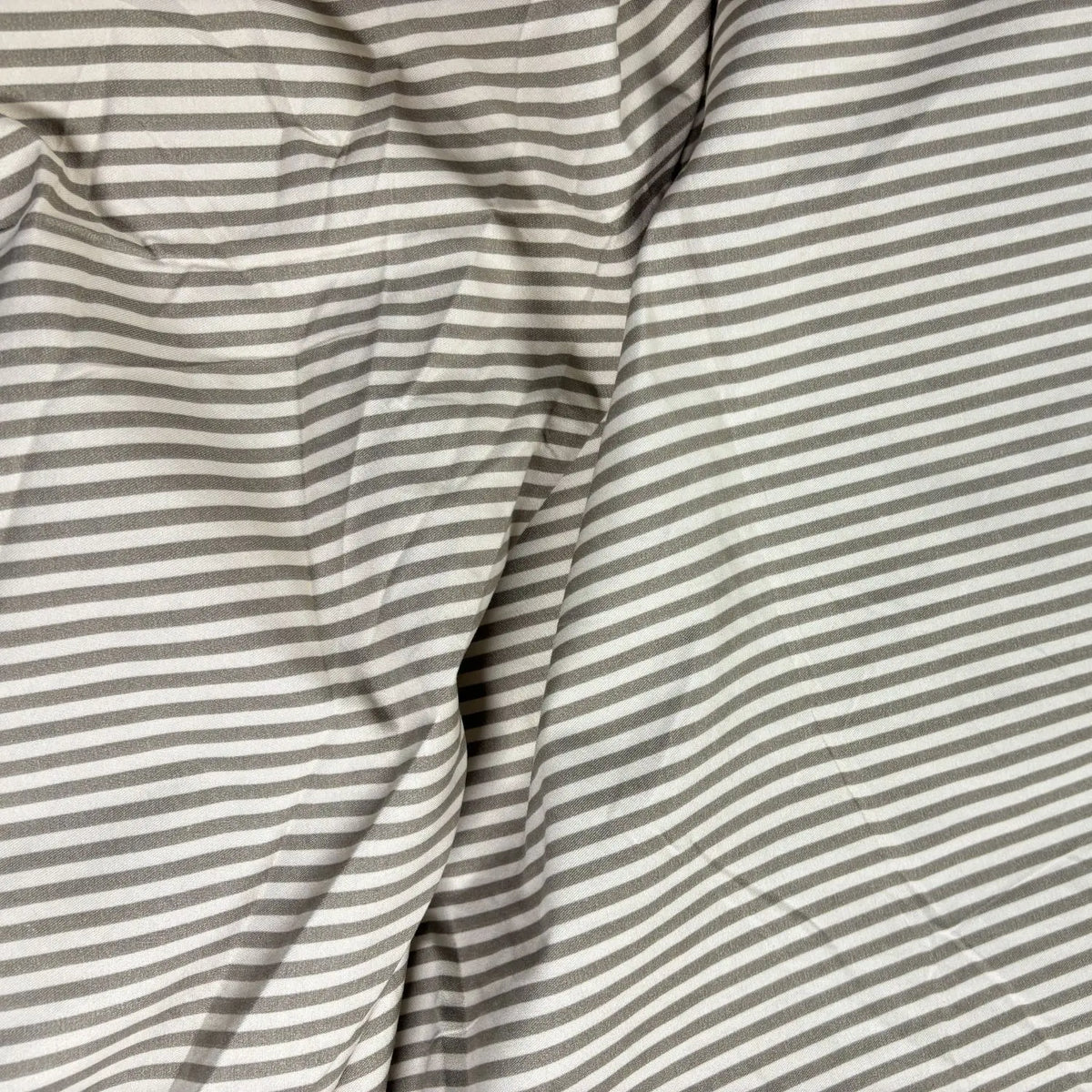 Dream Weaverz Home Polycotton (Flat) 260TC DoubleSIZE BEDSHEET(Grey Stripes)