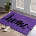 Dream Weaverz Rubber Door Mat (Purple, Medium)