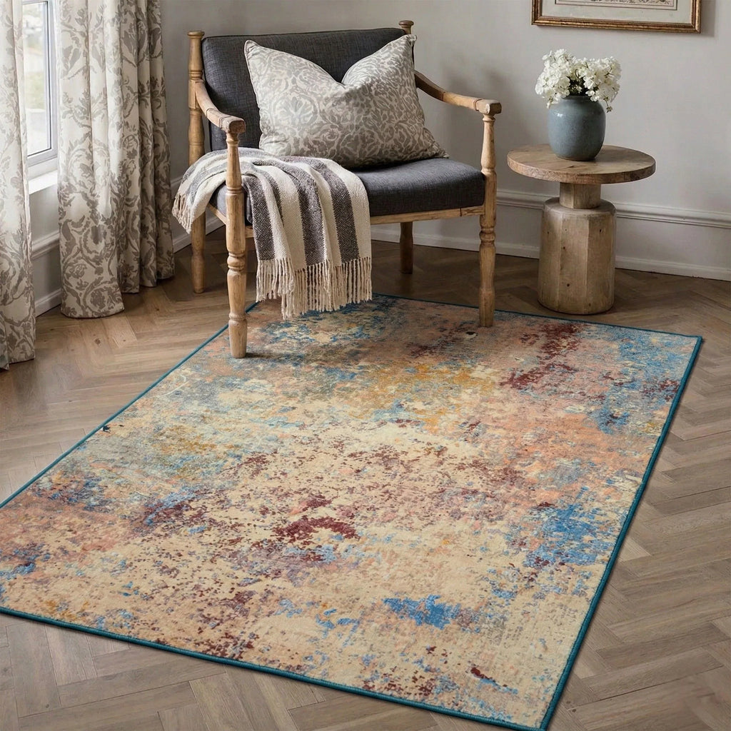 Dream Weaverz 91.44 cm  X 152.4 cm Silk Carpet (Rectangle, Multicolor)