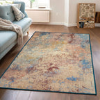 Dream Weaverz 121.92 cm  X 182.88 cm Silk Carpet (Rectangle, Multicolor)