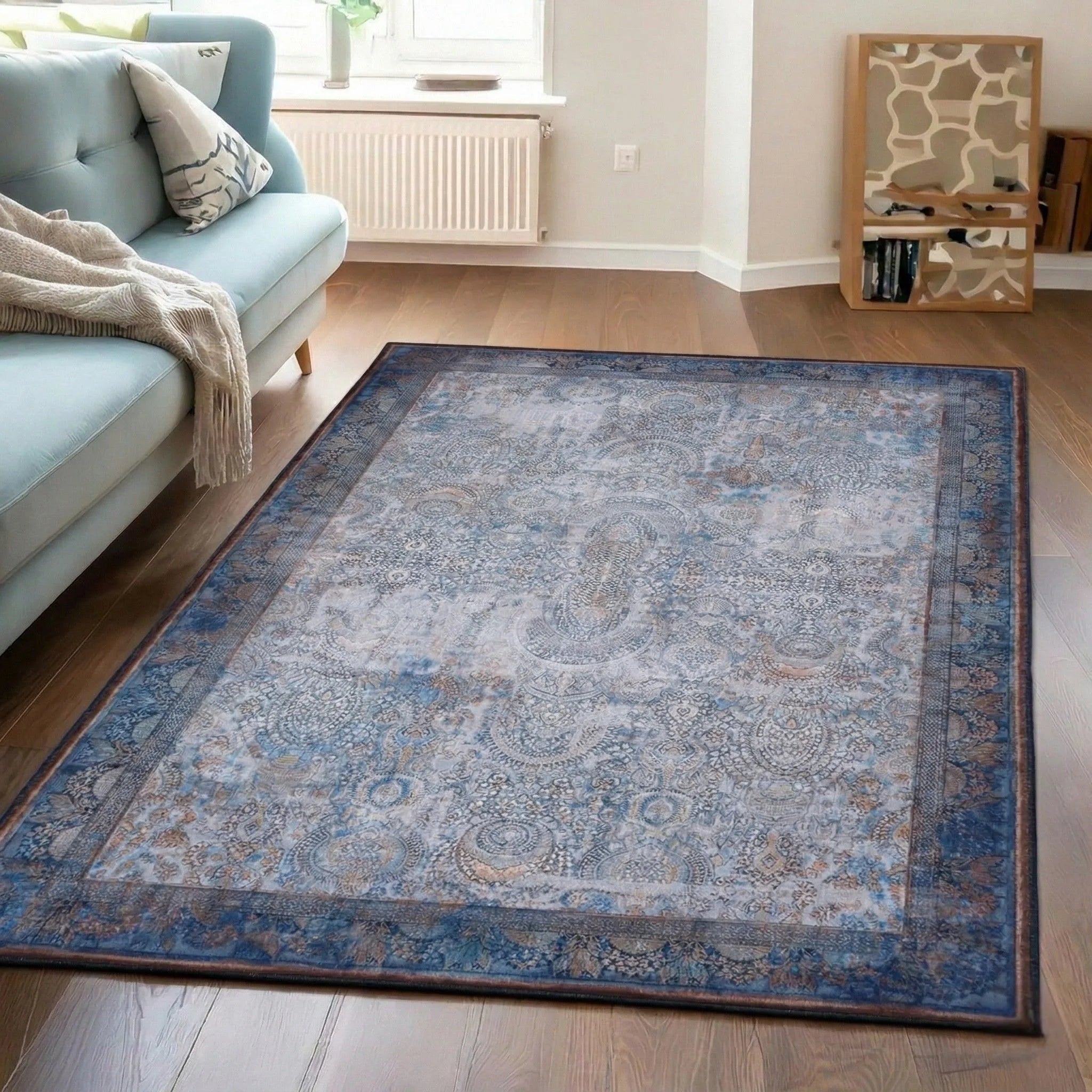 Dream Weaverz 121.92 cm  X 182.88 cm Silk Carpet (Rectangle, Multicolor)
