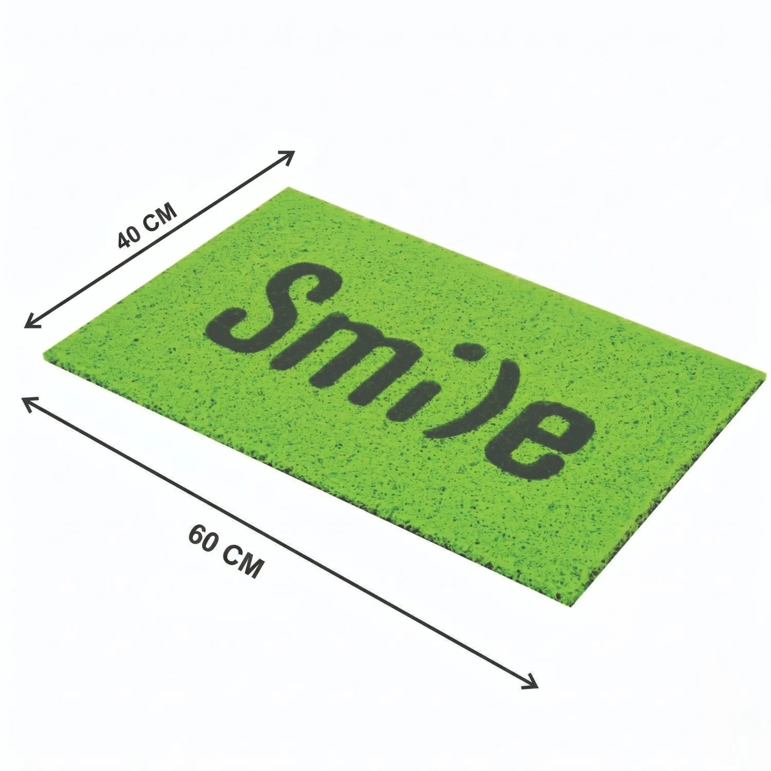 Dream Weaverz Rubber Door Mat (Green, Medium)