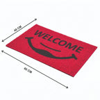 Dream Weaverz Rubber Door Mat (Pink, Medium)