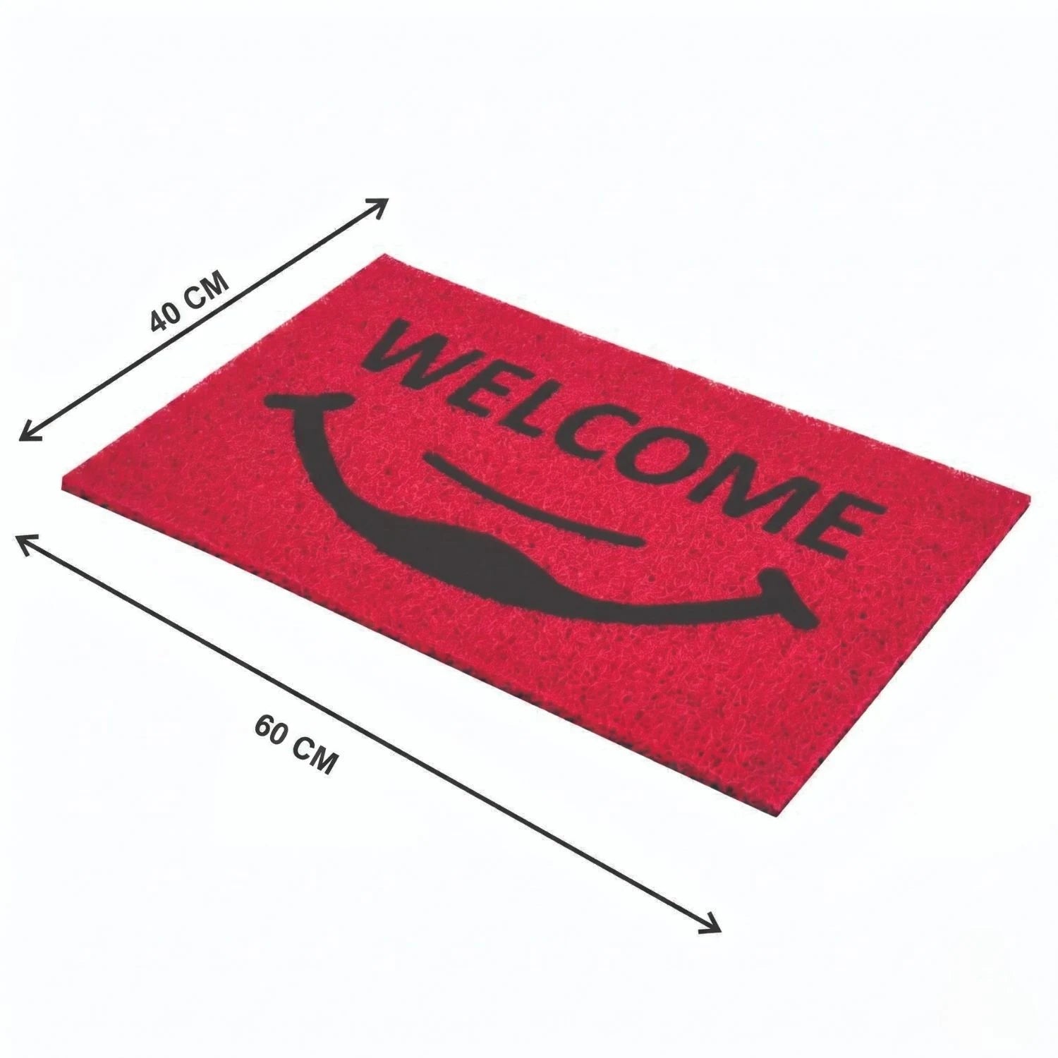 Dream Weaverz Rubber Door Mat (Pink, Medium)