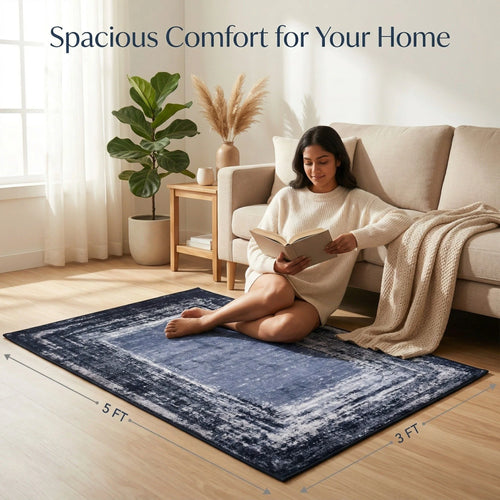Dream Weaverz 91.44 cm  X 152.4 cm Silk Carpet (Rectangle, Black, White)
