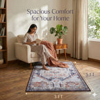 Dream Weaverz 91.44 cm  X 152.4 cm Silk Carpet (Rectangle, Multicolor)