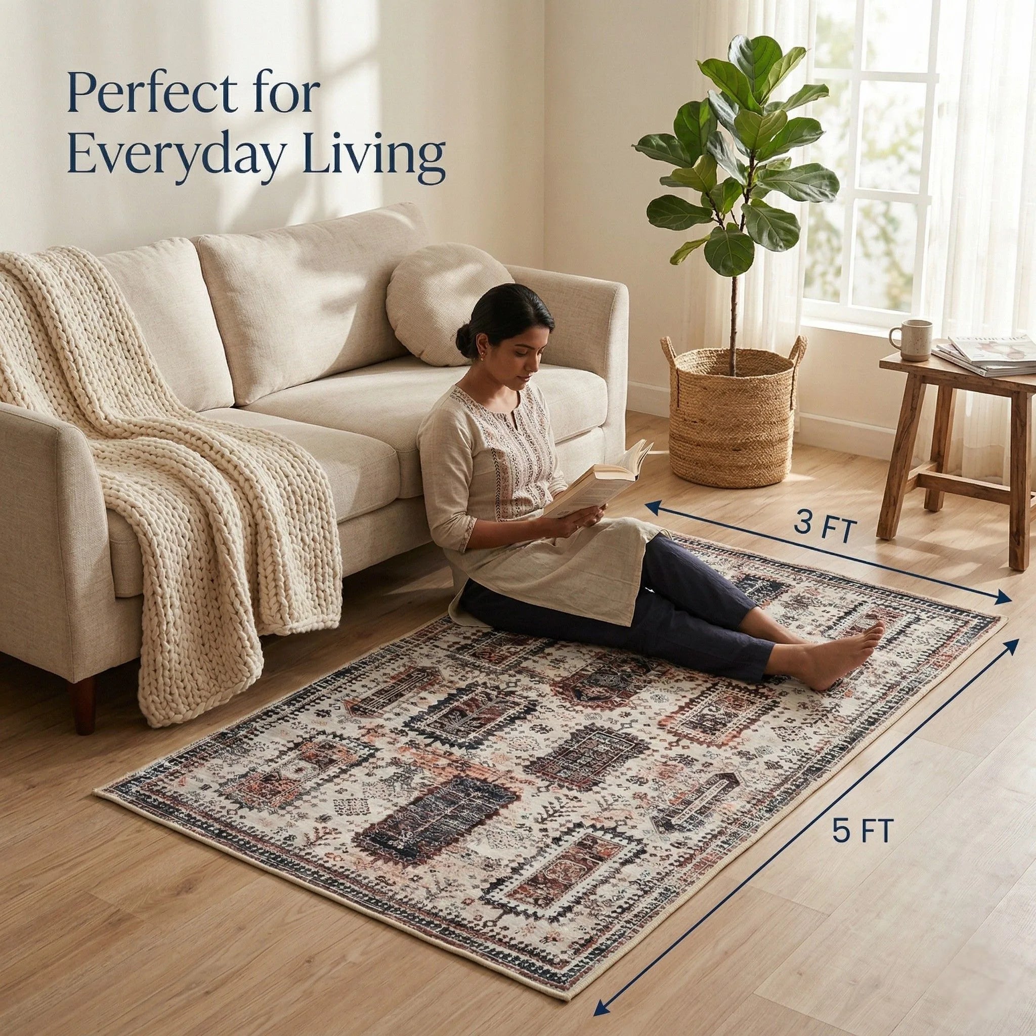 Dream Weaverz 91.44 cm  X 152.4 cm Silk Carpet (Rectangle, Multicolor)