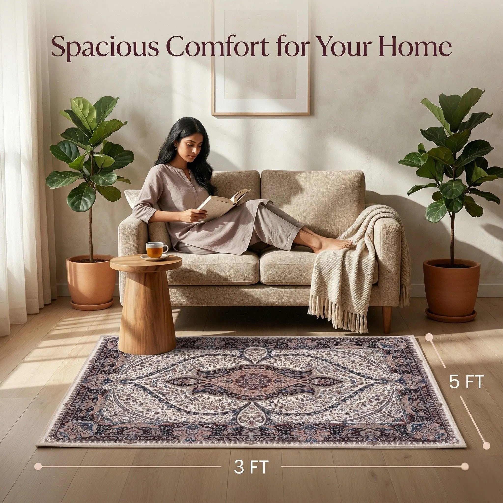 Dream Weaverz 91.44 cm  X 152.4 cm Silk Carpet (Rectangle, Multicolor)