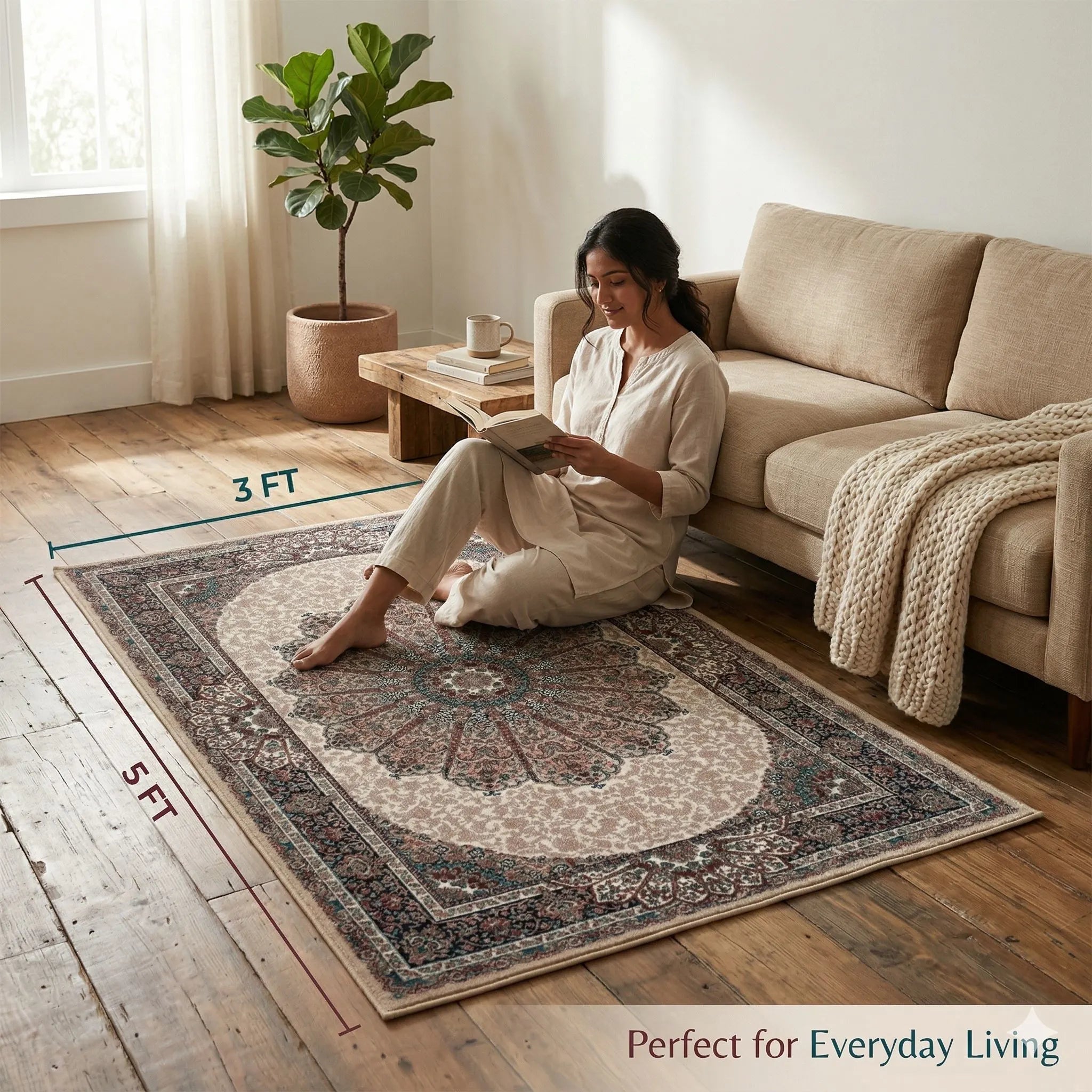 Dream Weaverz 91.44 cm  X 152.4 cm Silk Carpet (Rectangle, Maroon)